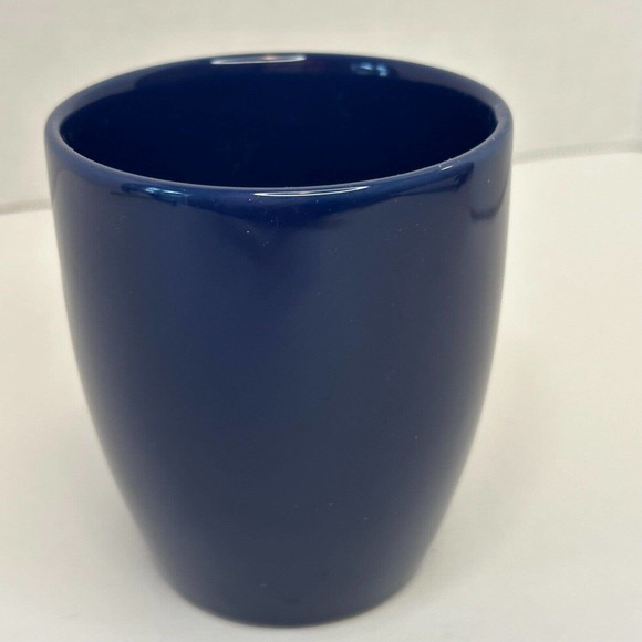 CORELLE Coordinate Stoneware Royal Deep Blue coffee Mugs set of 4 CLEAN/VINTAGE - Picture 13 of 16